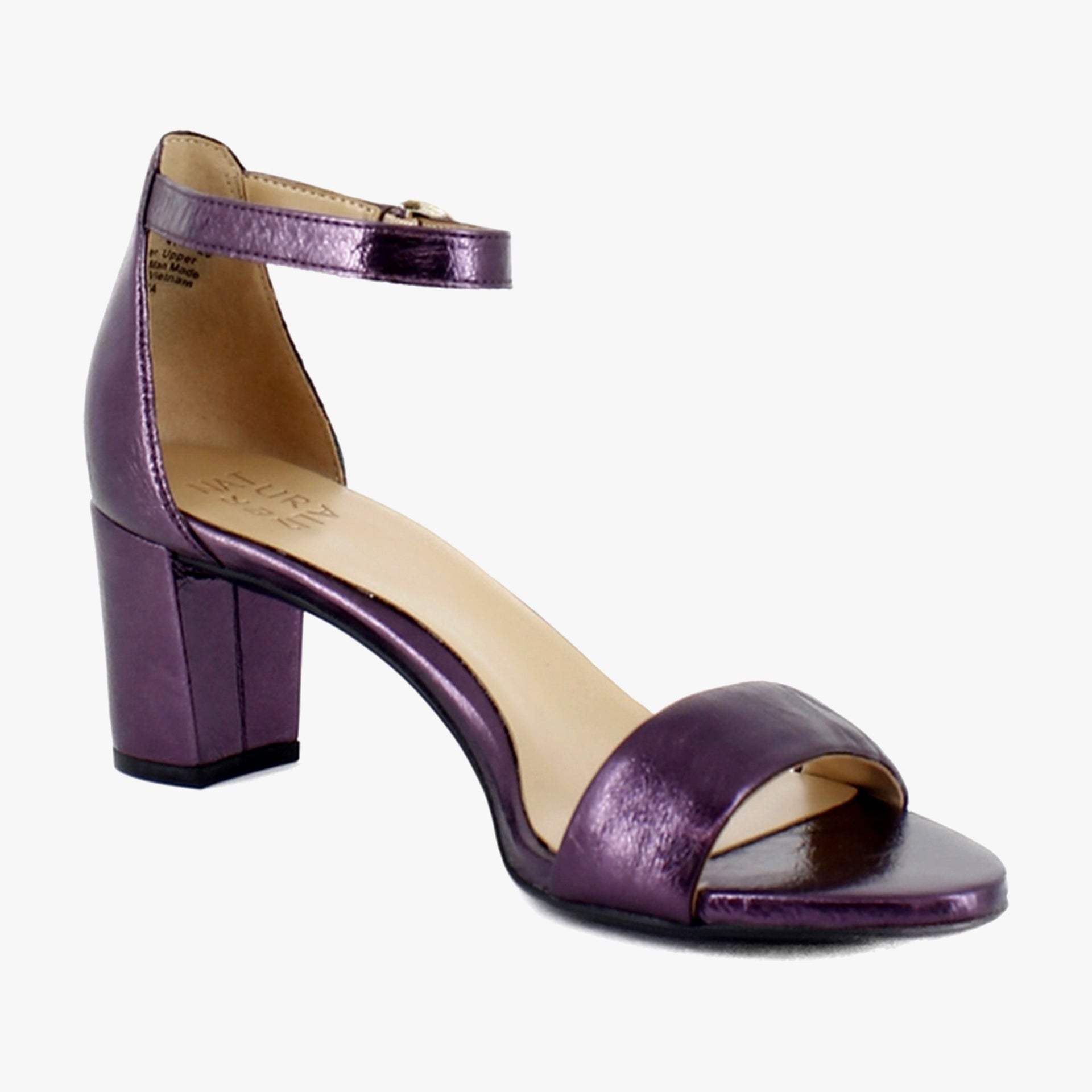 Deep Plum Purple Leather