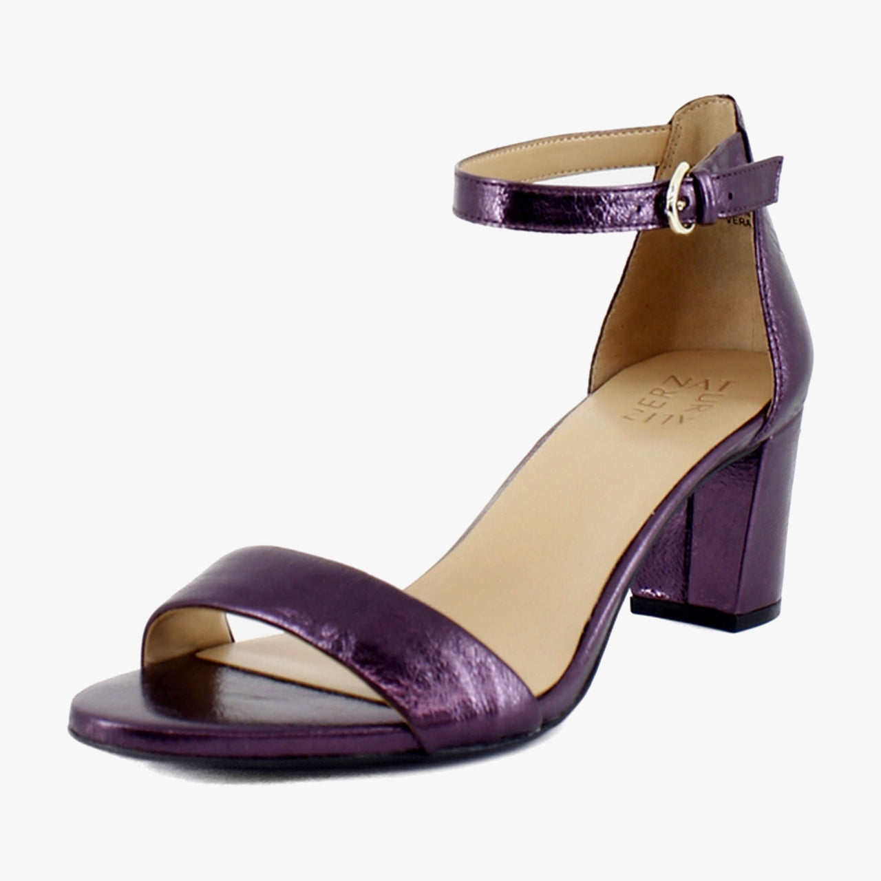 Deep Plum Purple Leather