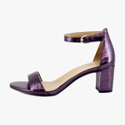Deep Plum Purple Leather