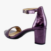 Deep Plum Purple Leather