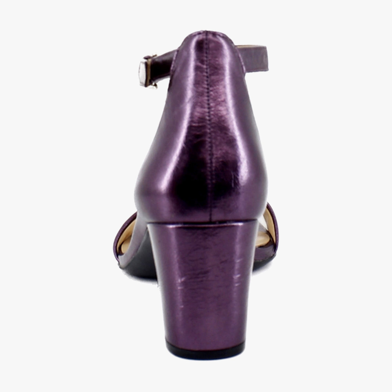 Deep Plum Purple Leather