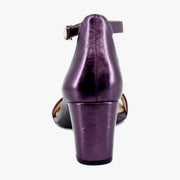 Deep Plum Purple Leather