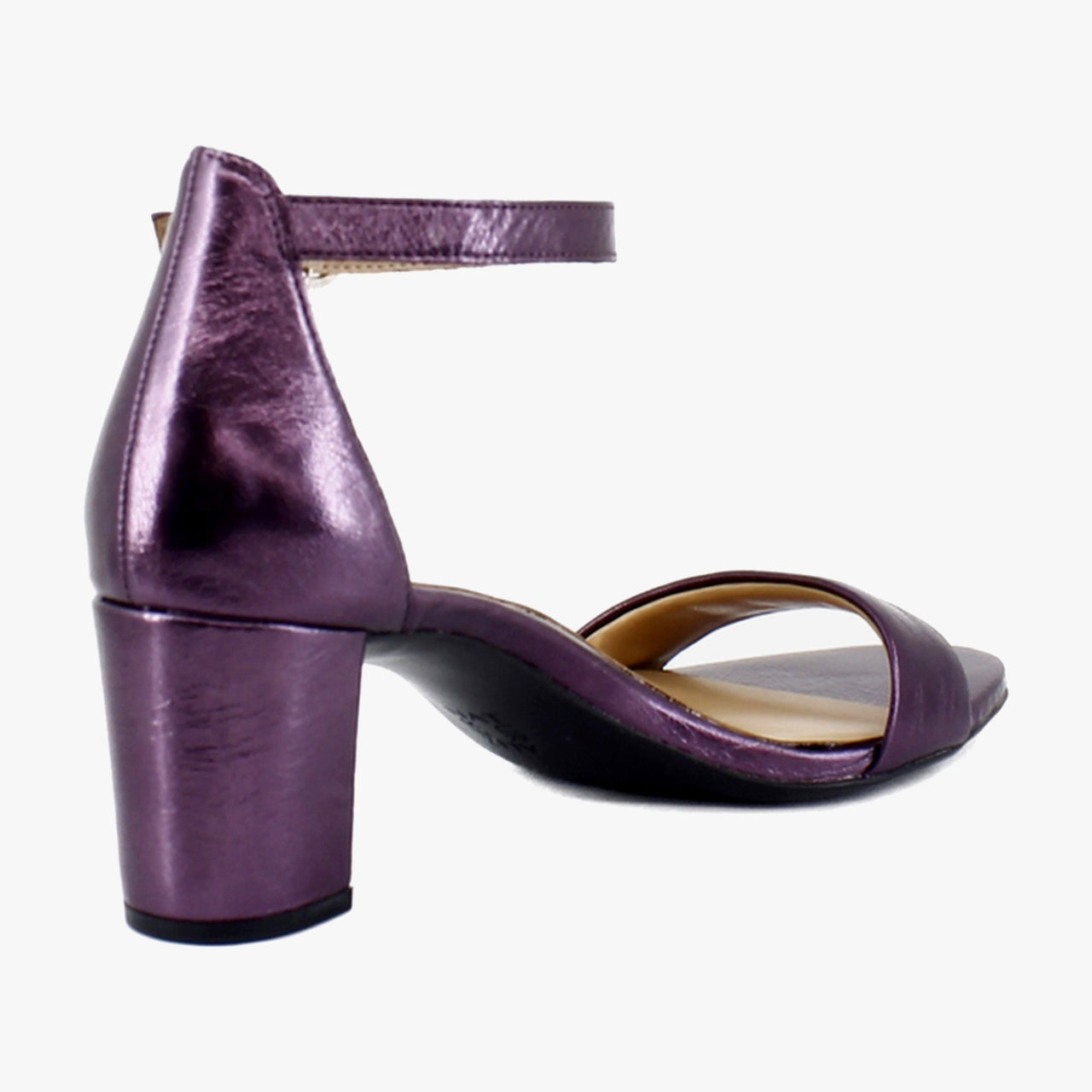 Deep Plum Purple Leather