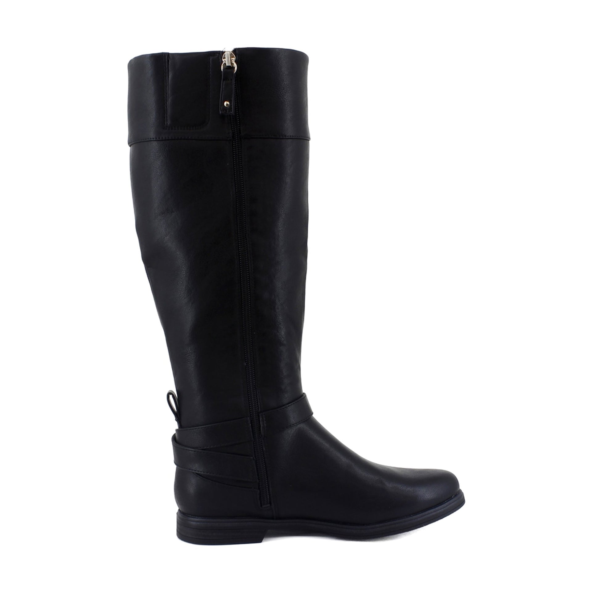 Black Faux Leather