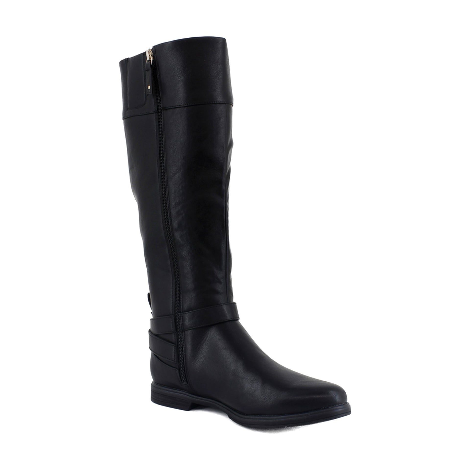Black Faux Leather