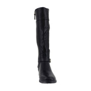 Black Faux Leather
