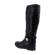 Black Faux Leather