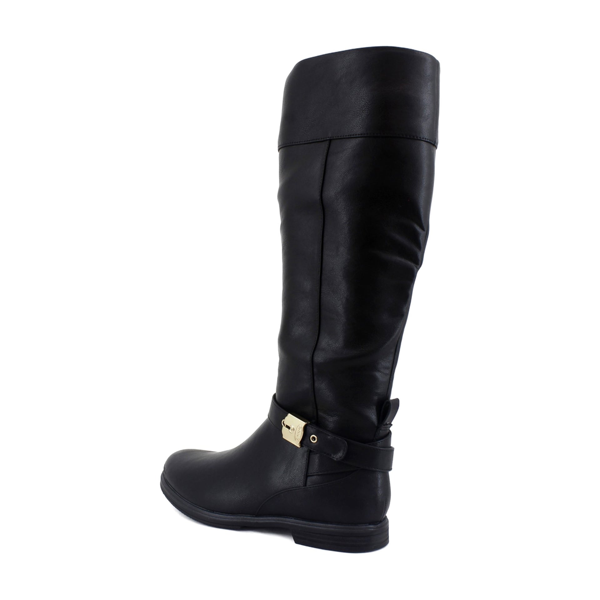 Black Faux Leather