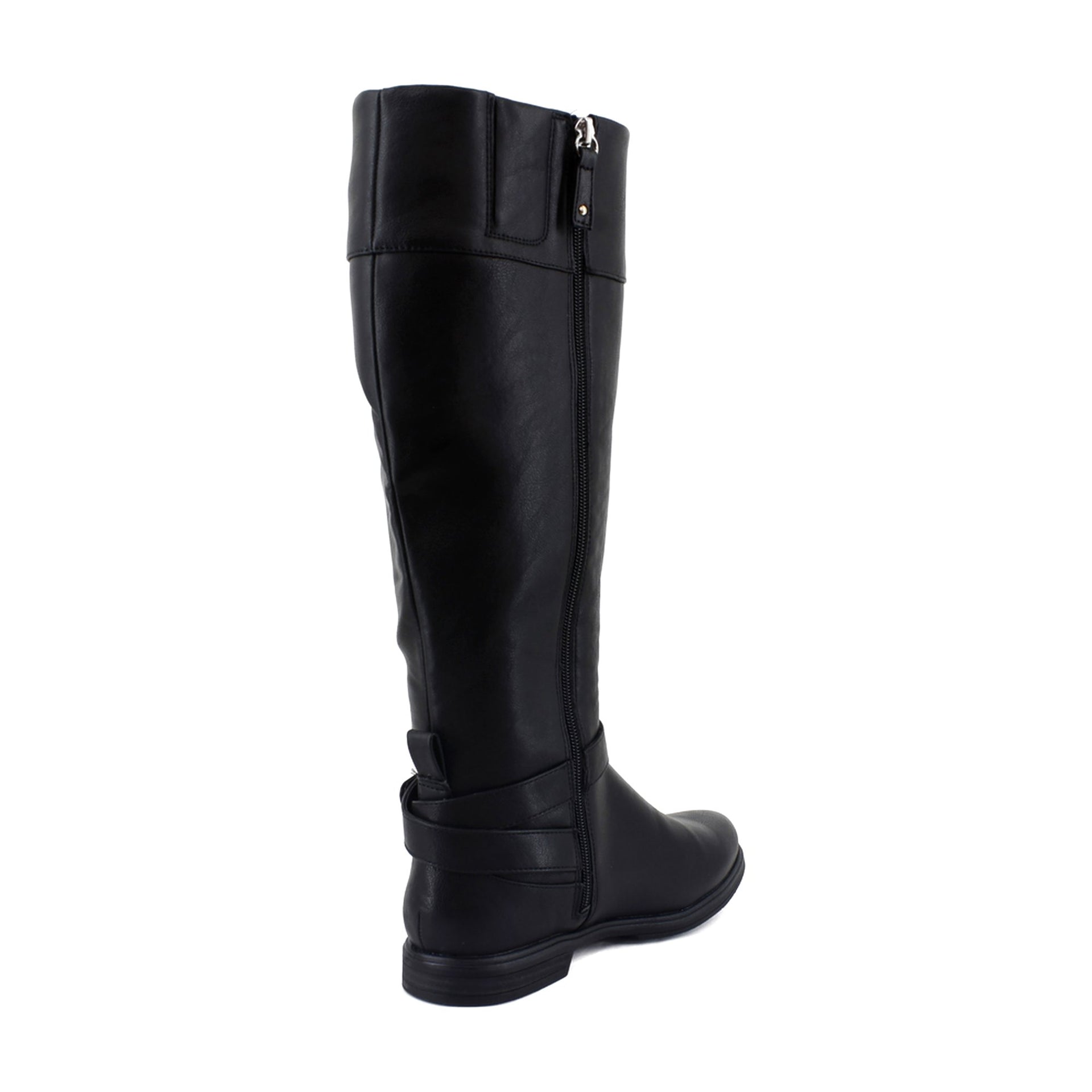 Black Faux Leather