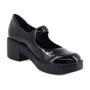 Black Patent Faux Leather