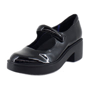 Black Patent Faux Leather