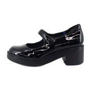 Black Patent Faux Leather