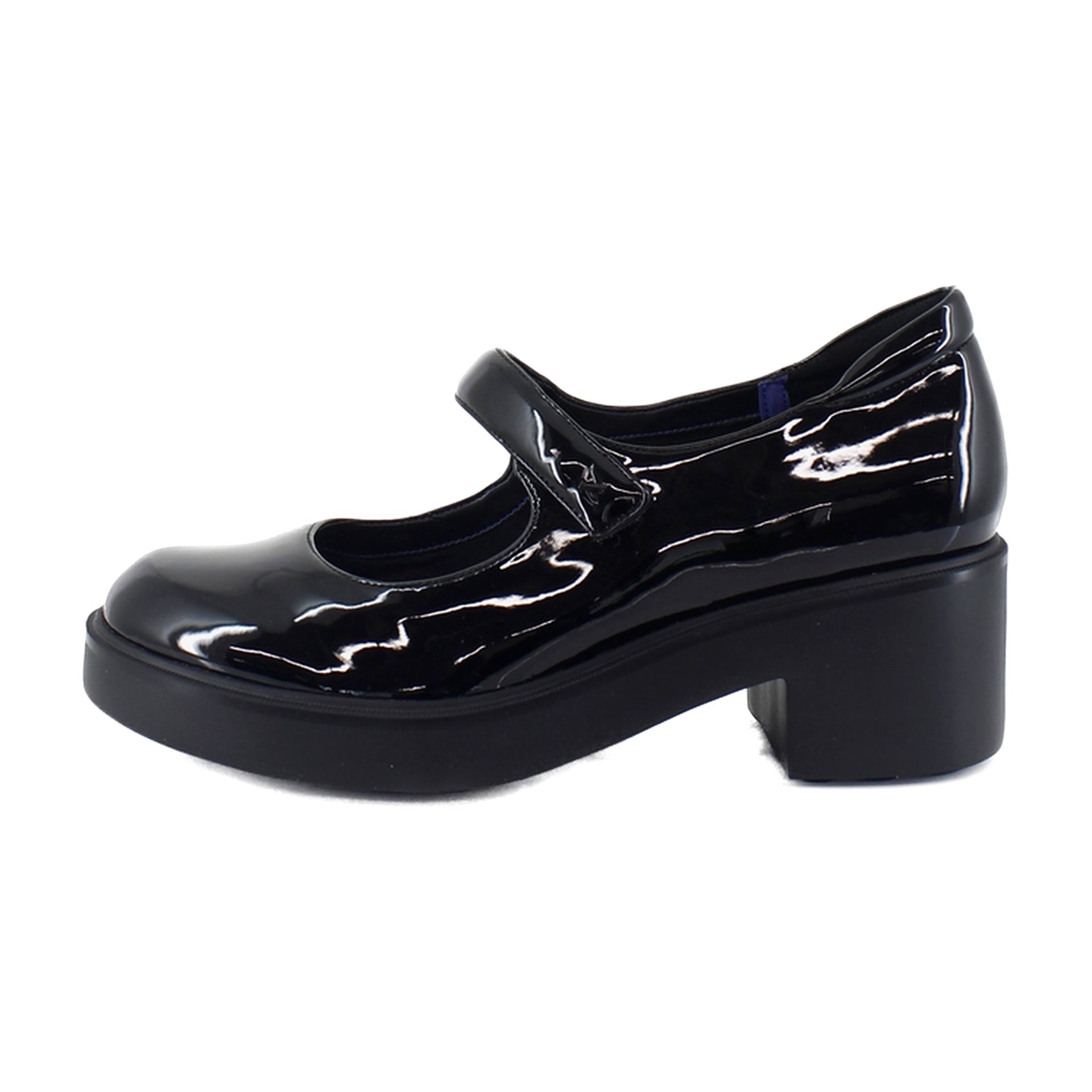 Black Patent Faux Leather