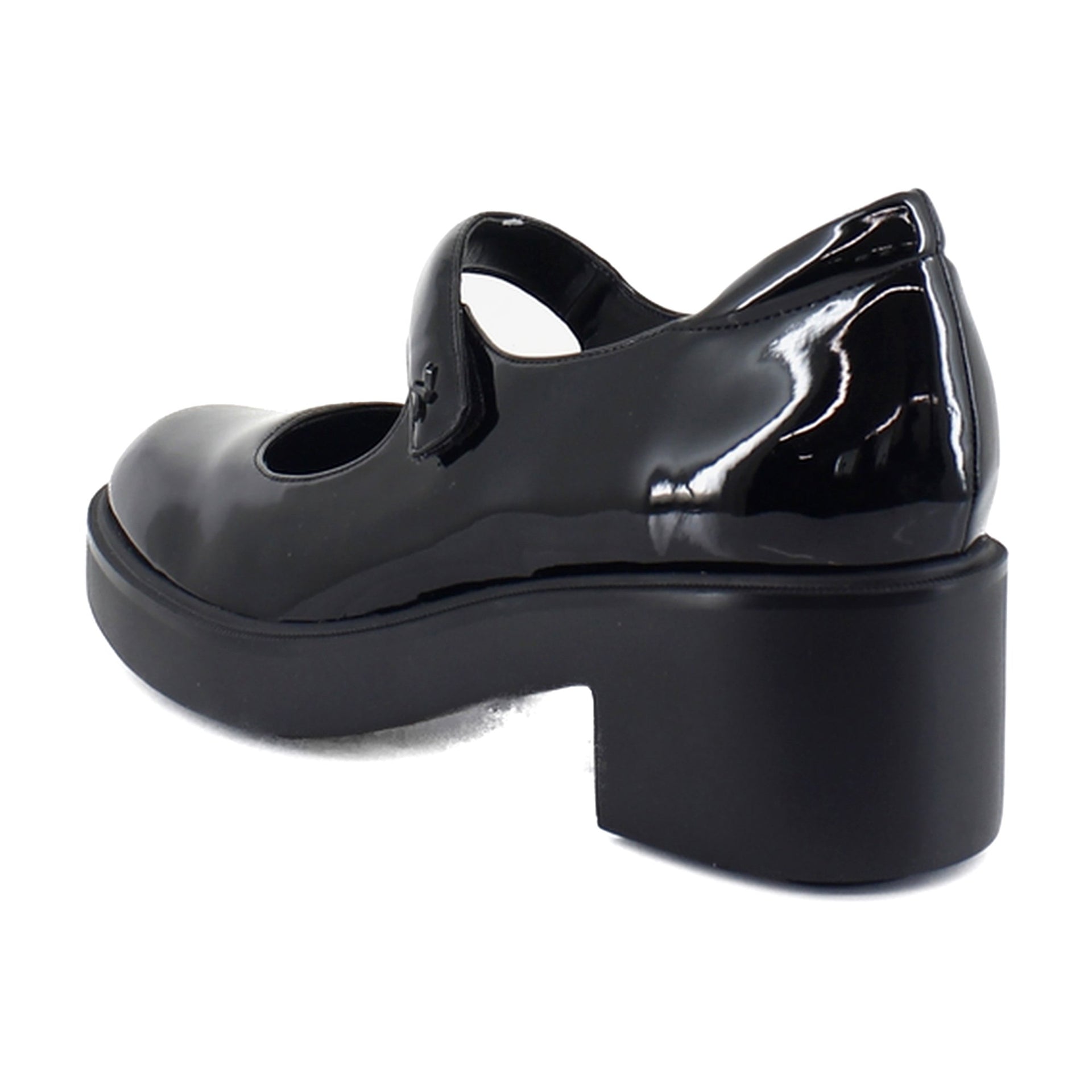 Black Patent Faux Leather