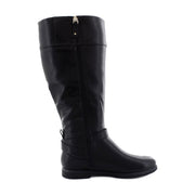 Black Faux Leather