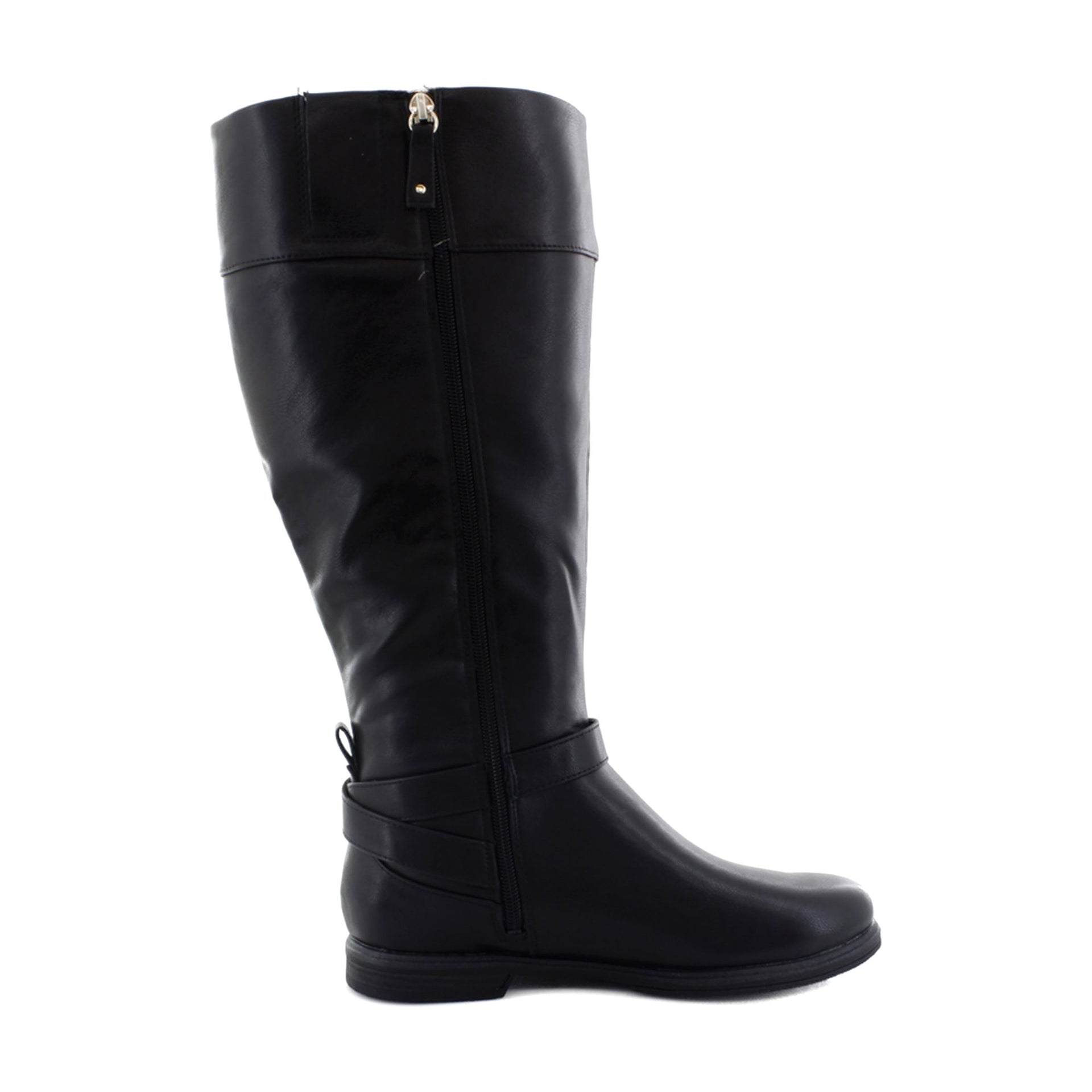Black Faux Leather