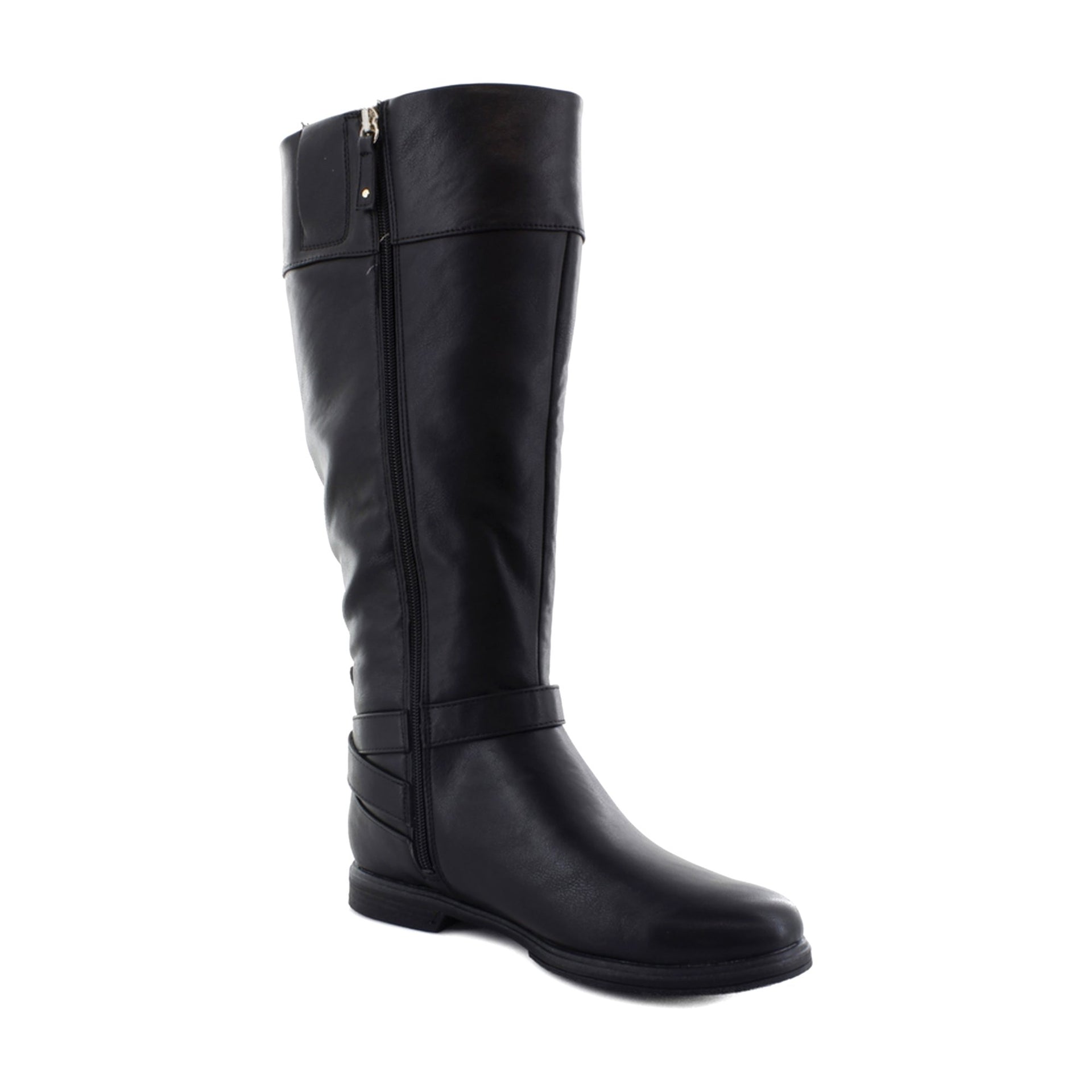 Black Faux Leather