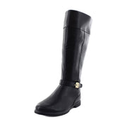 Black Faux Leather