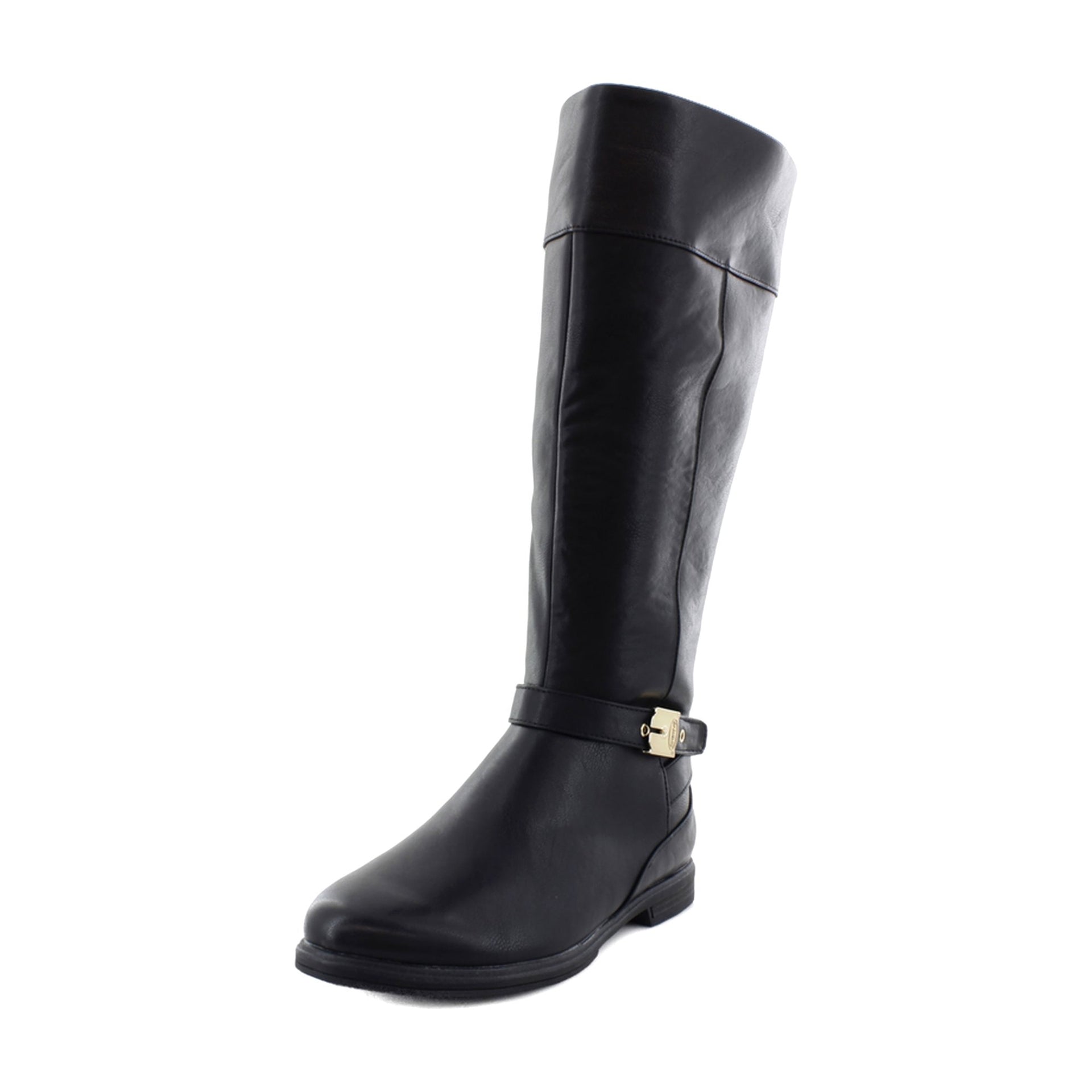 Black Faux Leather