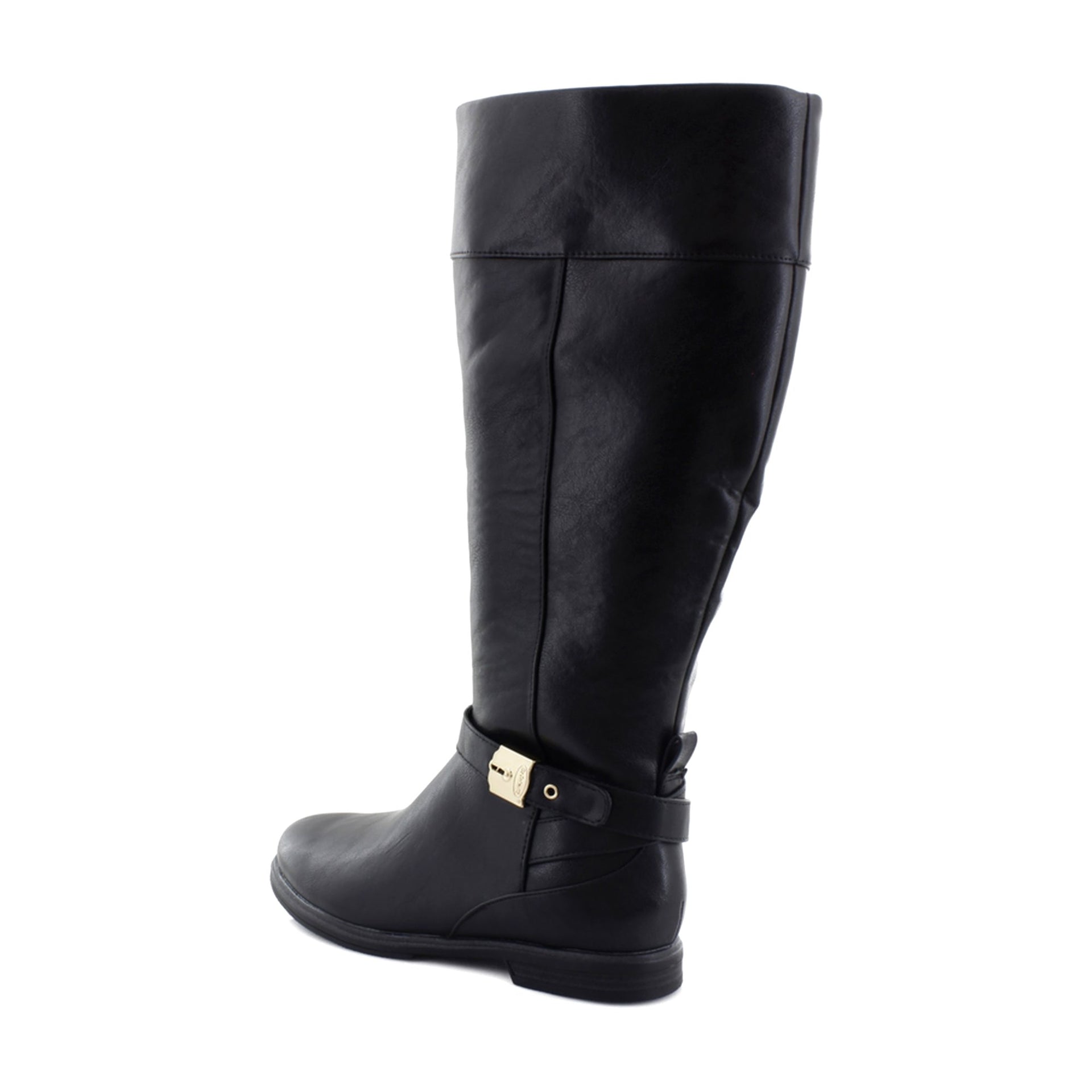 Black Faux Leather