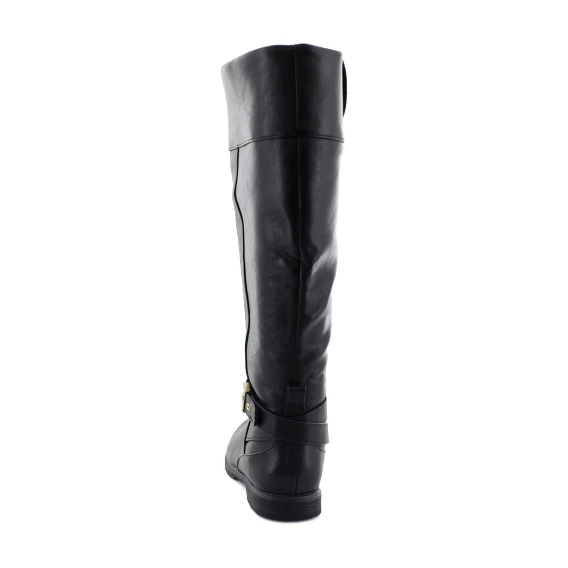 Black Faux Leather