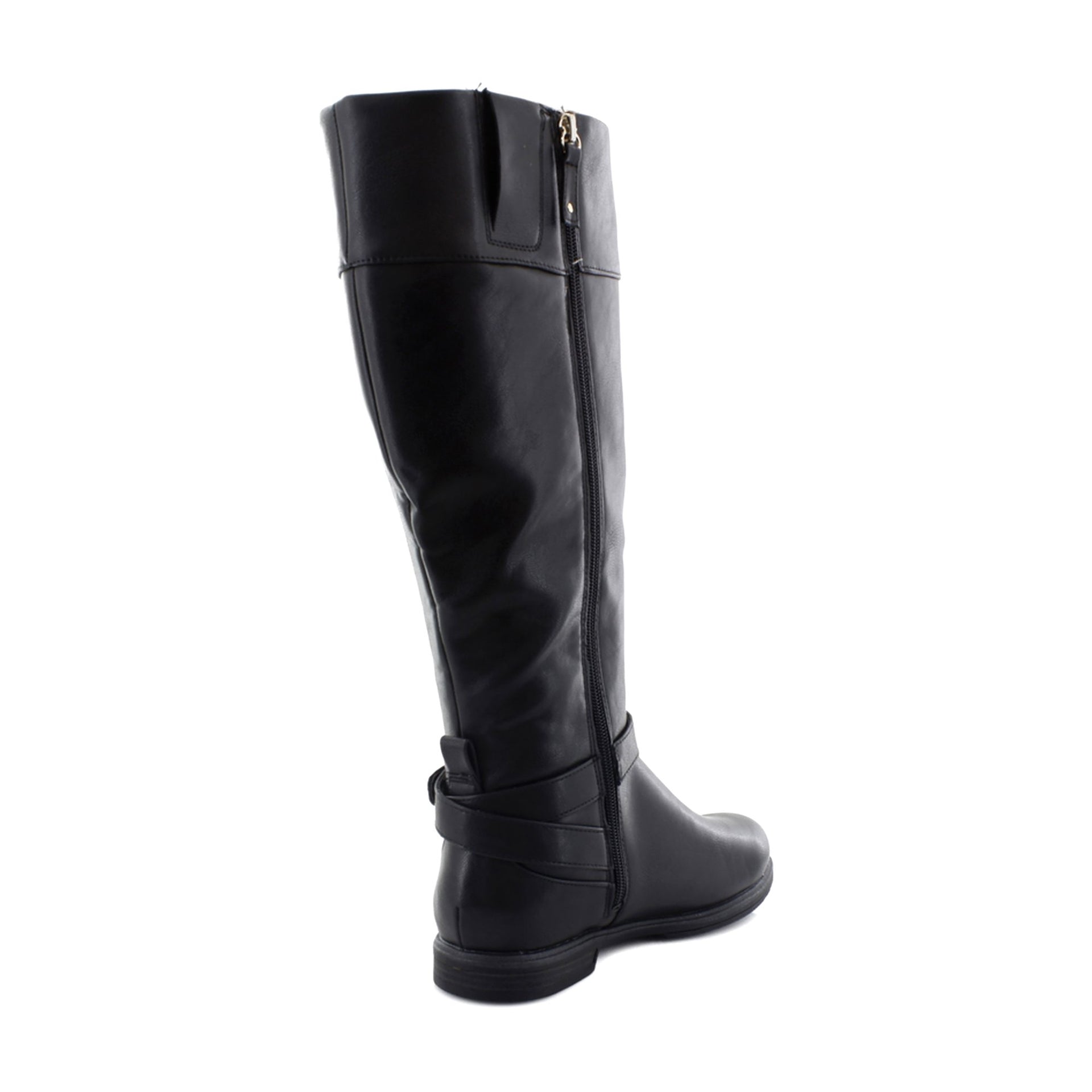 Black Faux Leather