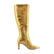 Medallion Gold Snake Wide Calf