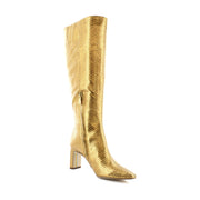 Medallion Gold Snake Wide Calf