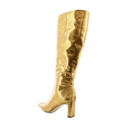 Medallion Gold Snake Wide Calf