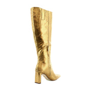 Medallion Gold Snake Wide Calf