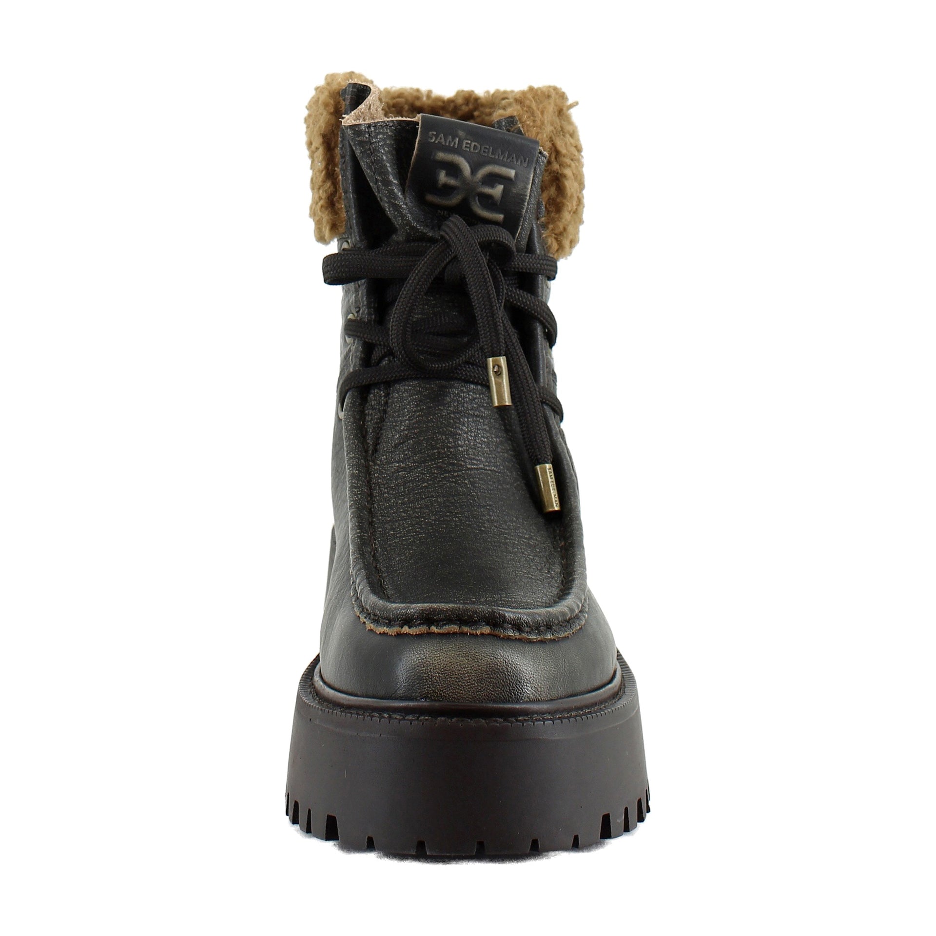 Brown Leather/Shearling