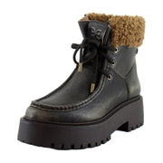 Brown Leather/Shearling