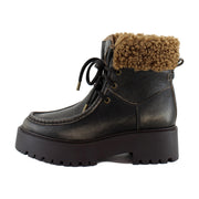 Brown Leather/Shearling