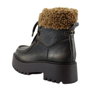 Brown Leather/Shearling