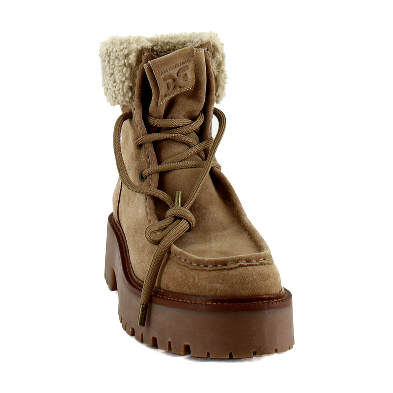 Almond Taupe Shearling/Suede