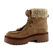 Almond Taupe Shearling/Suede