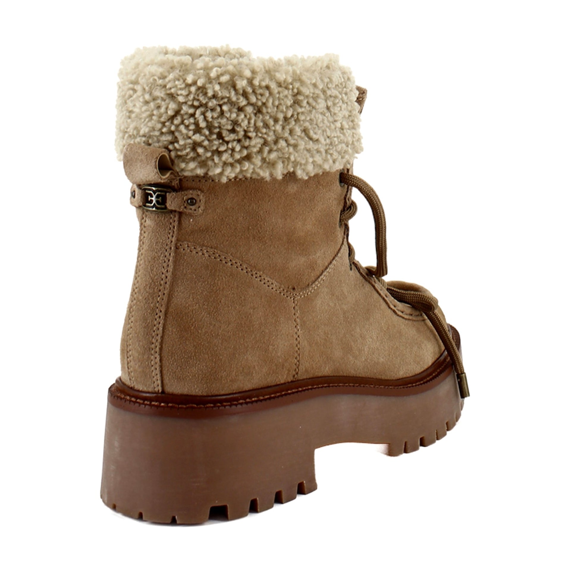 Almond Taupe Shearling/Suede