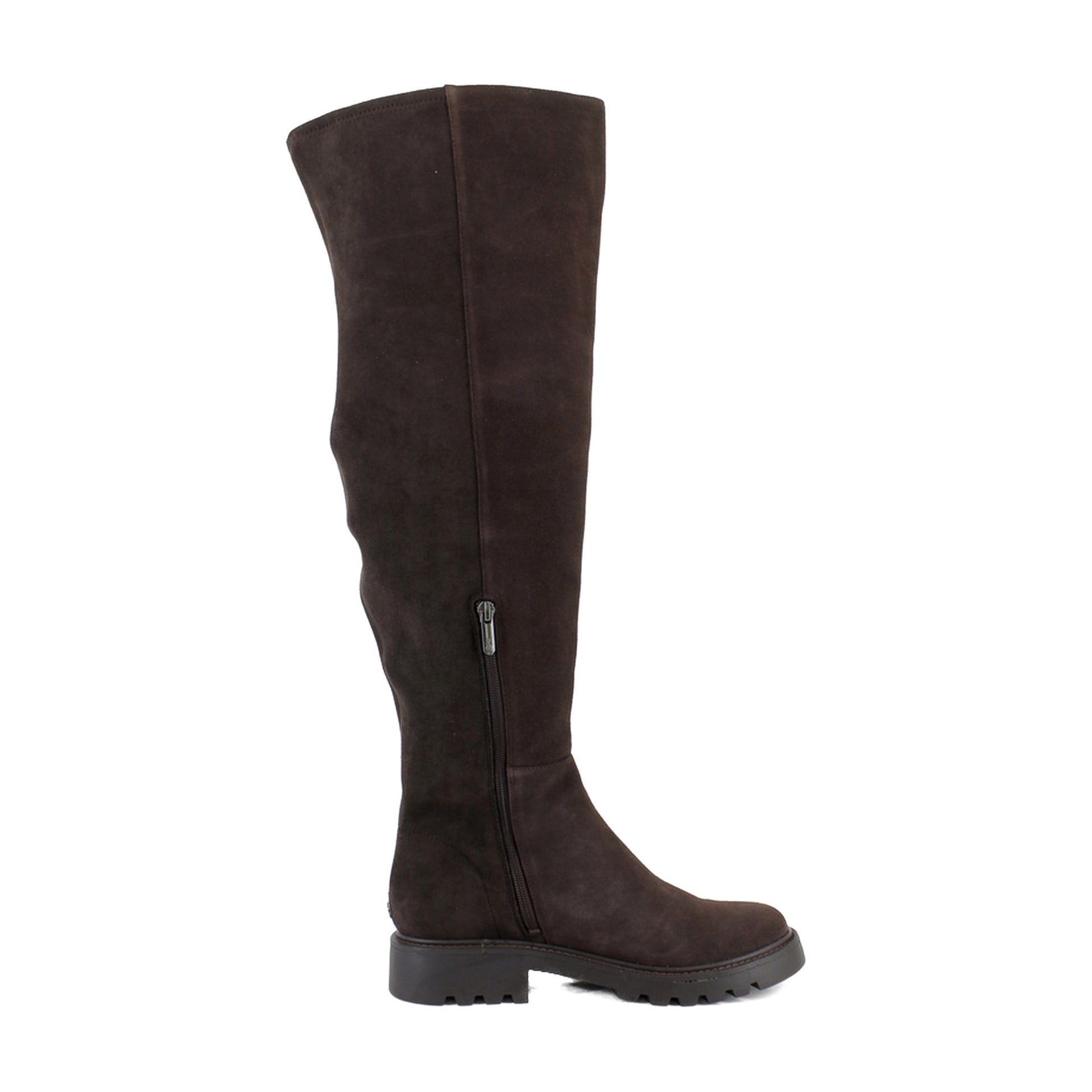 Dark Brown Suede