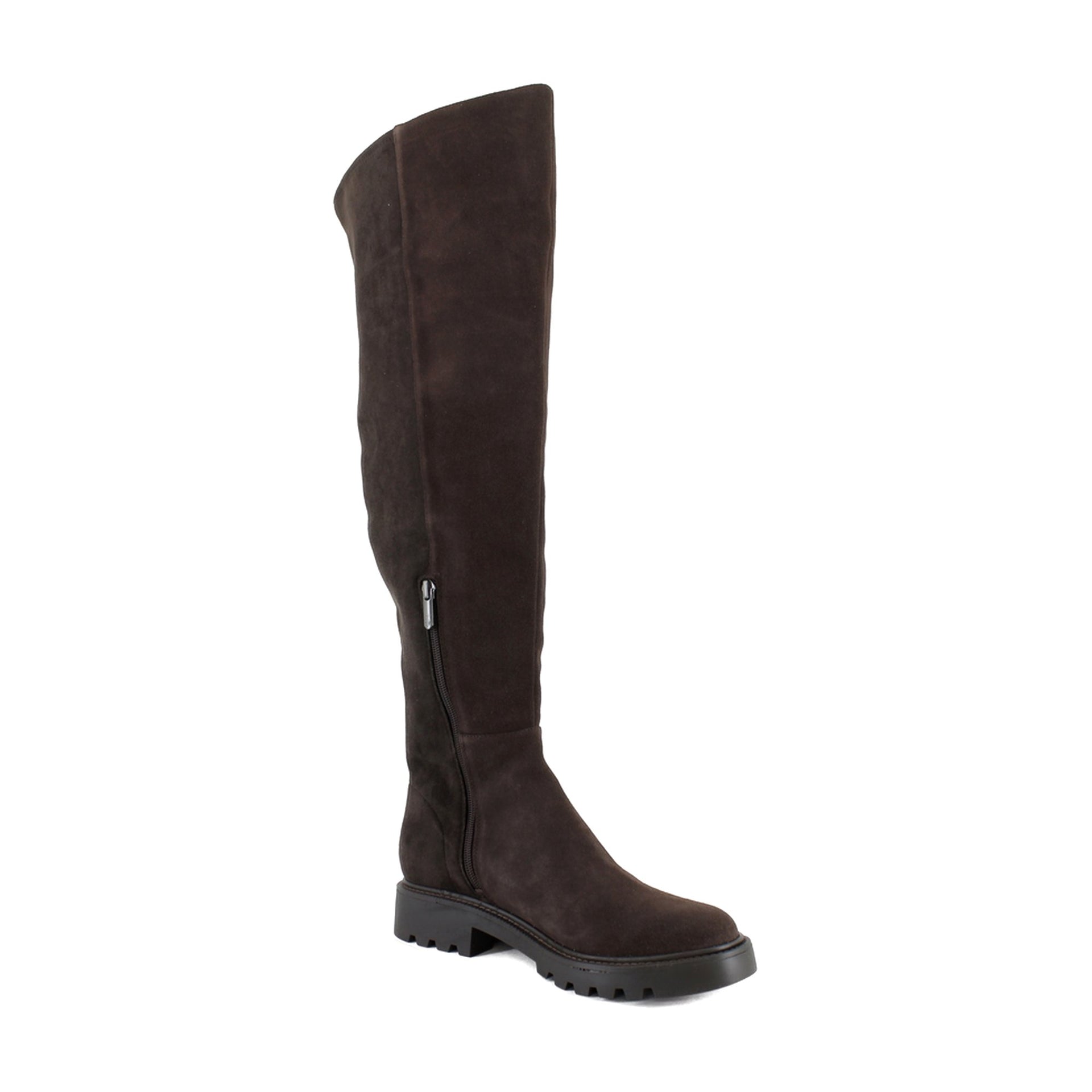 Dark Brown Suede