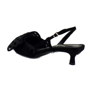 Black Polka Dot Satin