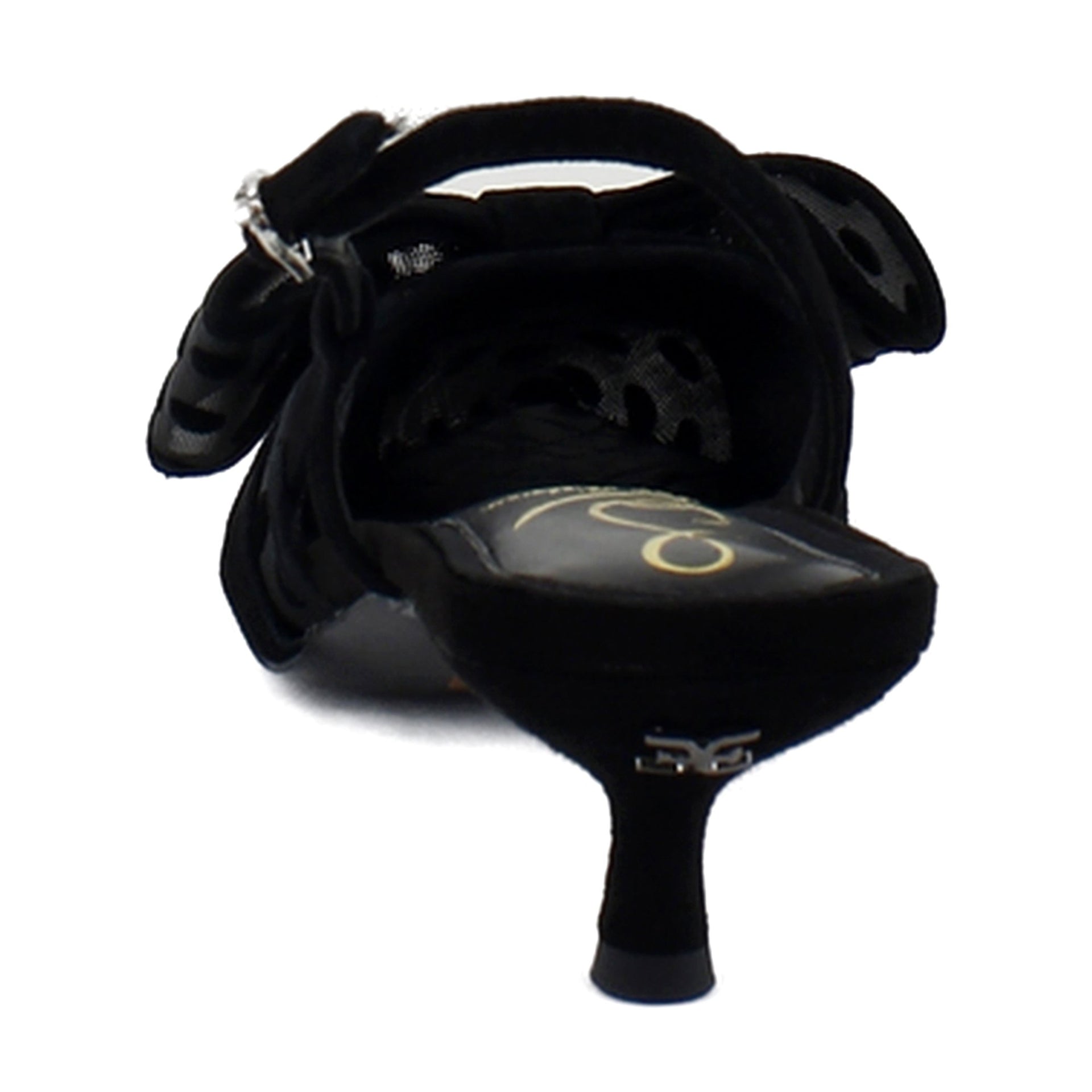 Black Polka Dot Satin