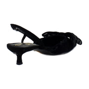 Black Polka Dot Satin