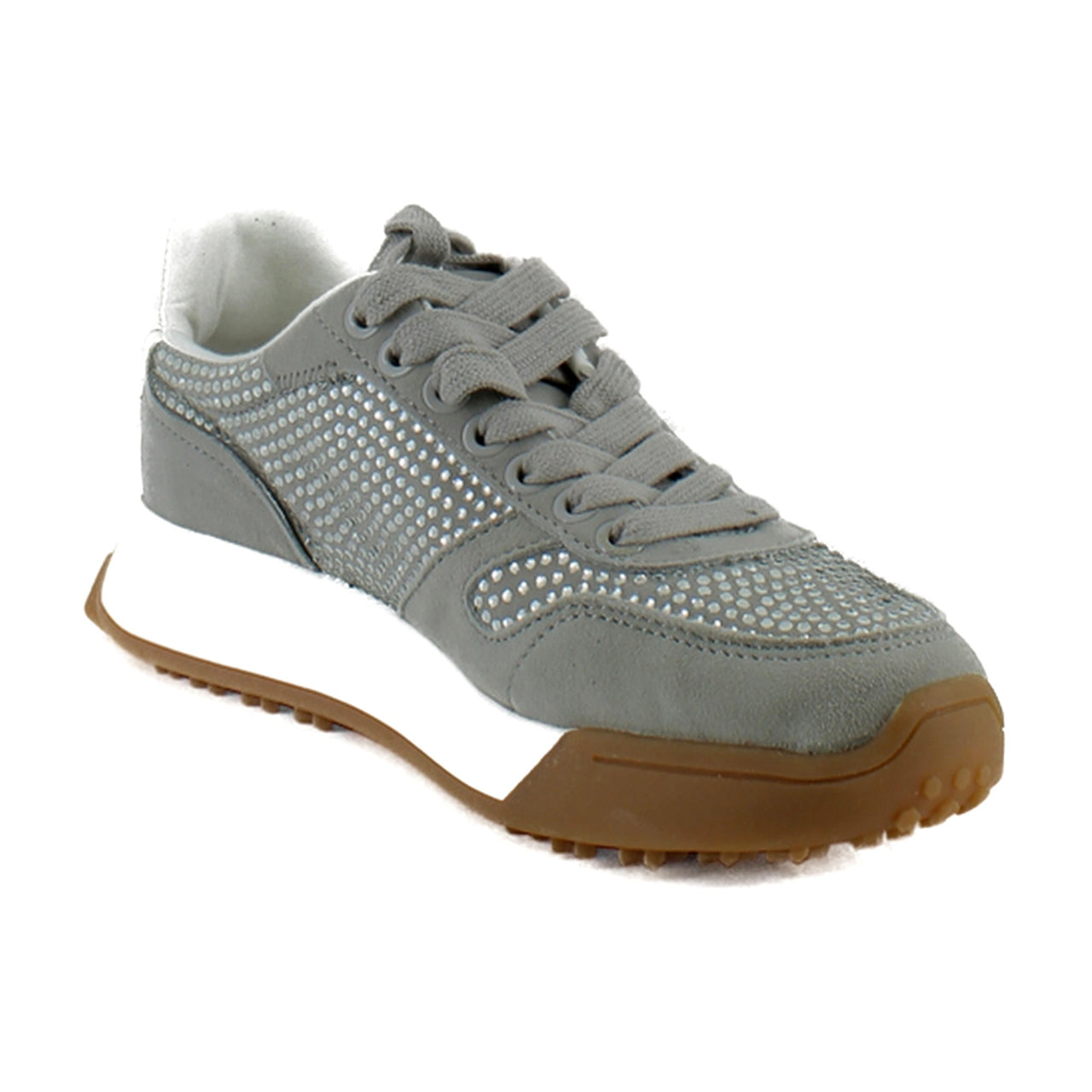 Light Grey Suede/Silver