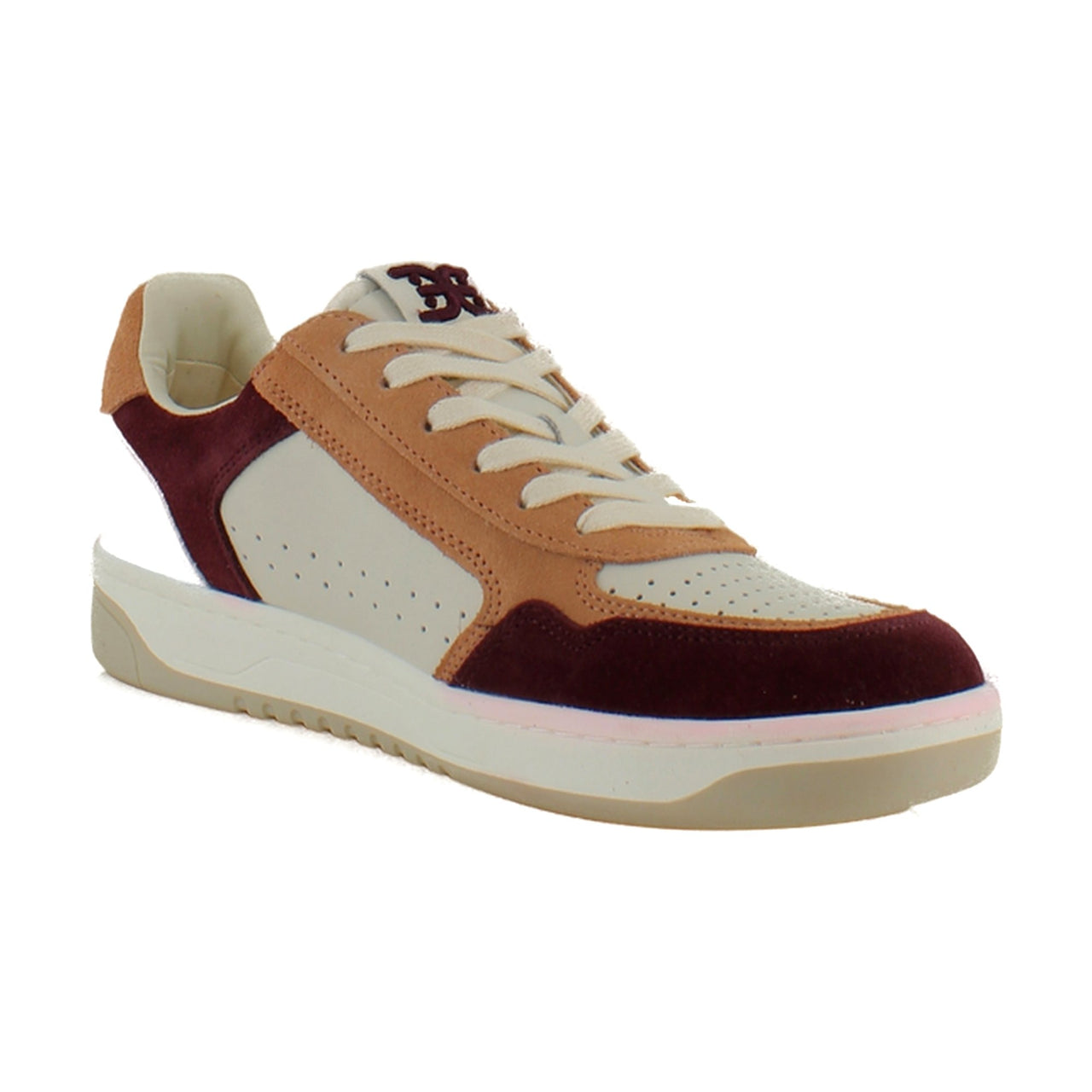 Clay/Burgundy Leather