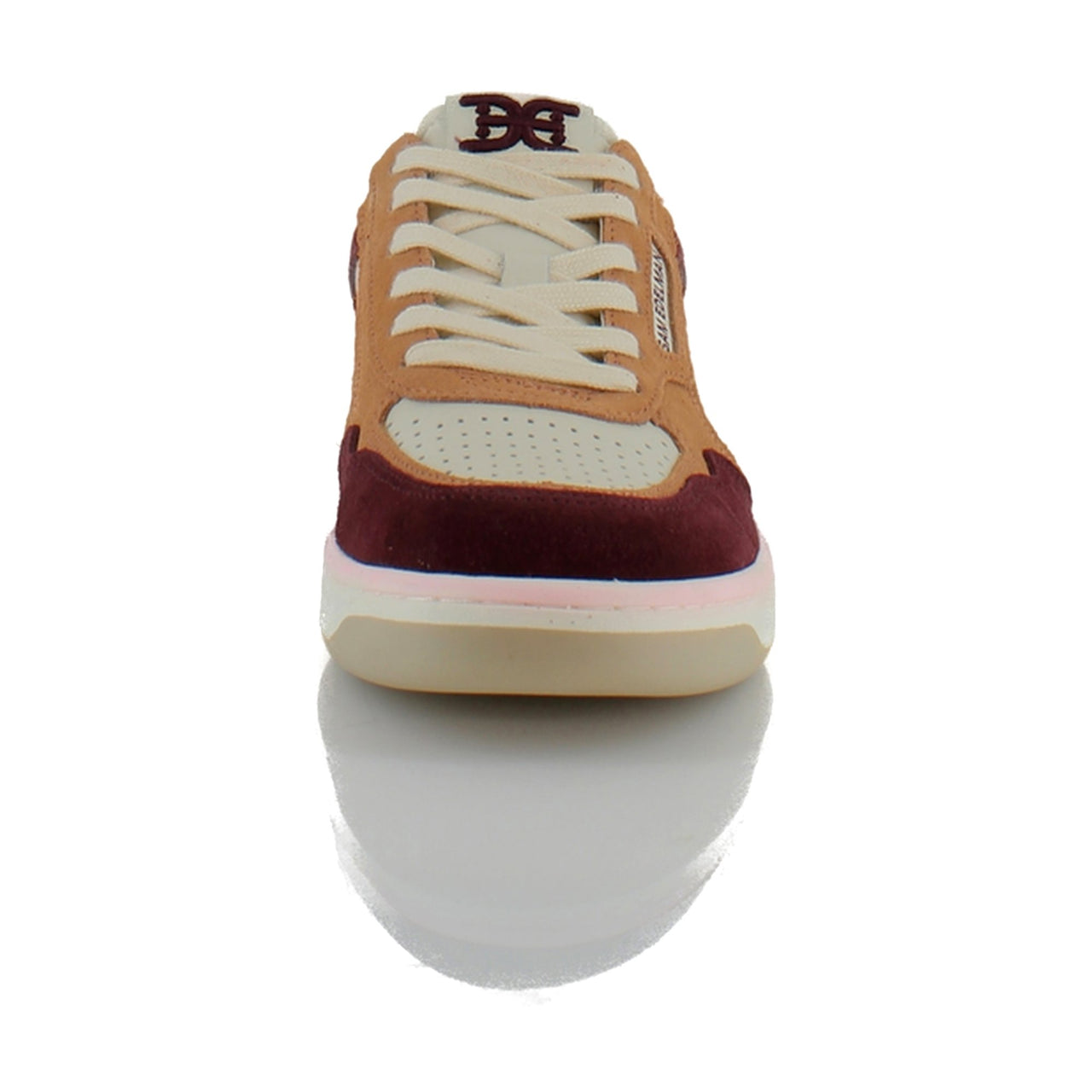 Clay/Burgundy Leather