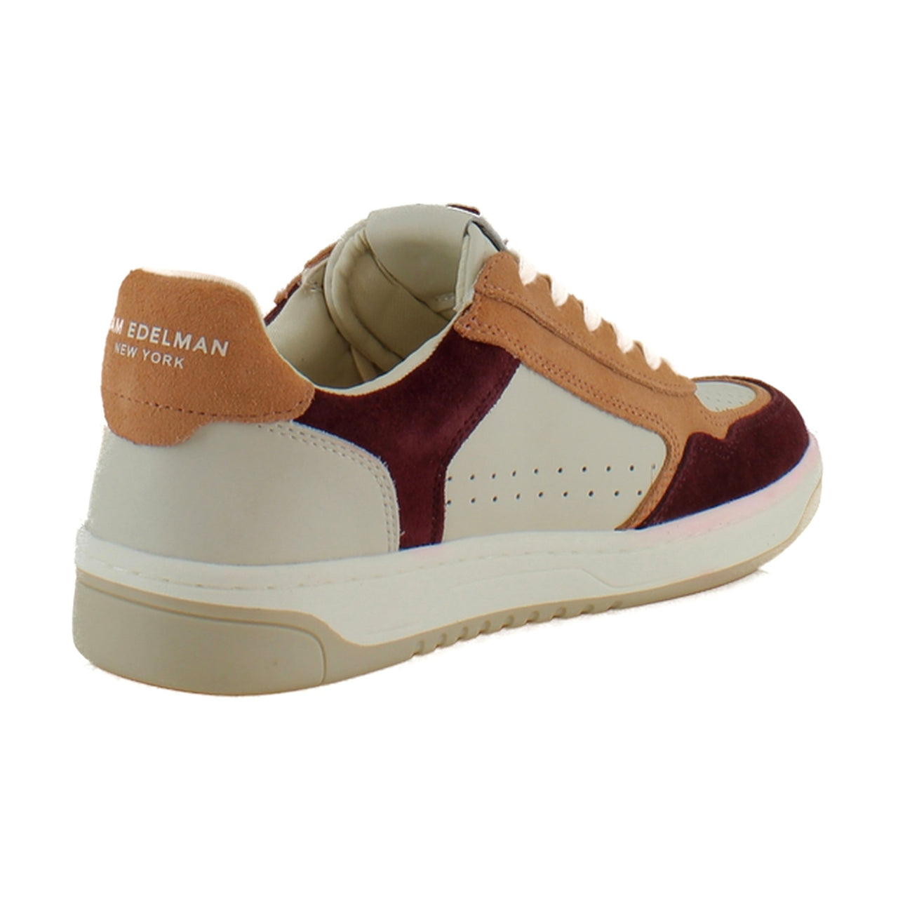 Clay/Burgundy Leather