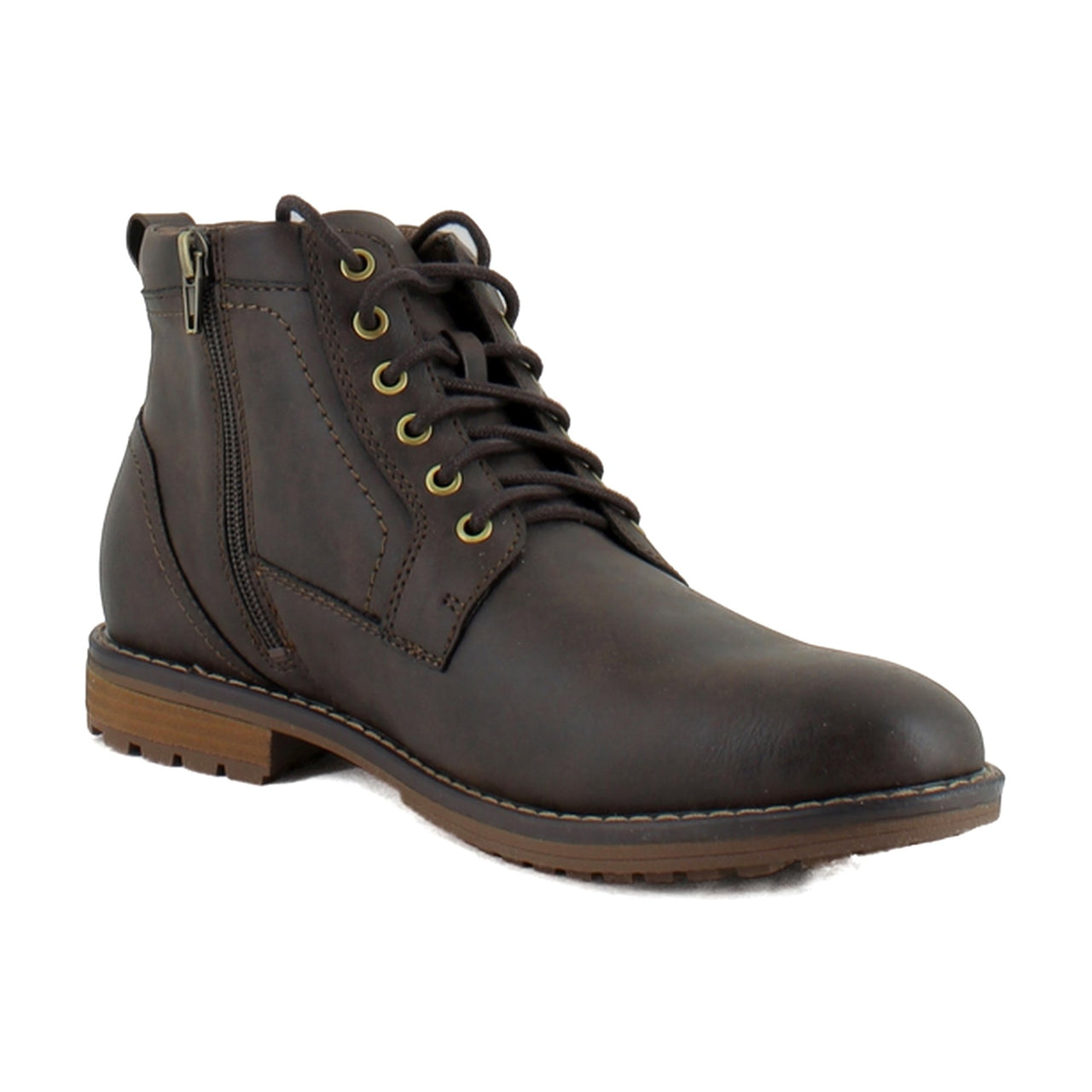 Dark Brown Faux Leather