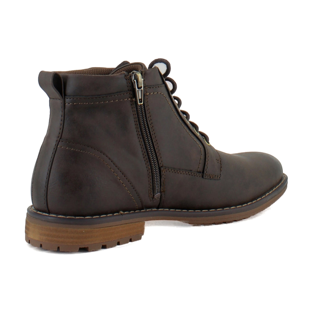 Dark Brown Faux Leather