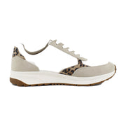 White/Leopard Leather