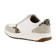 White/Leopard Leather